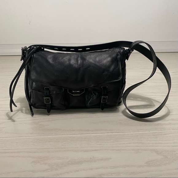 rag & bone Handbags - Rag and Bone field puffer leather messenger bag